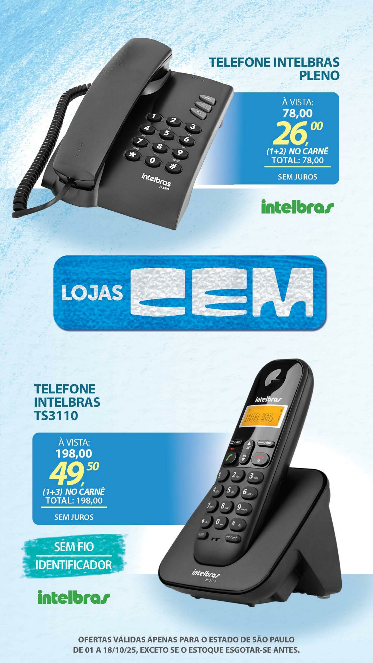 Folheto Lojas Cem 30.09.2025 - 16.10.2025