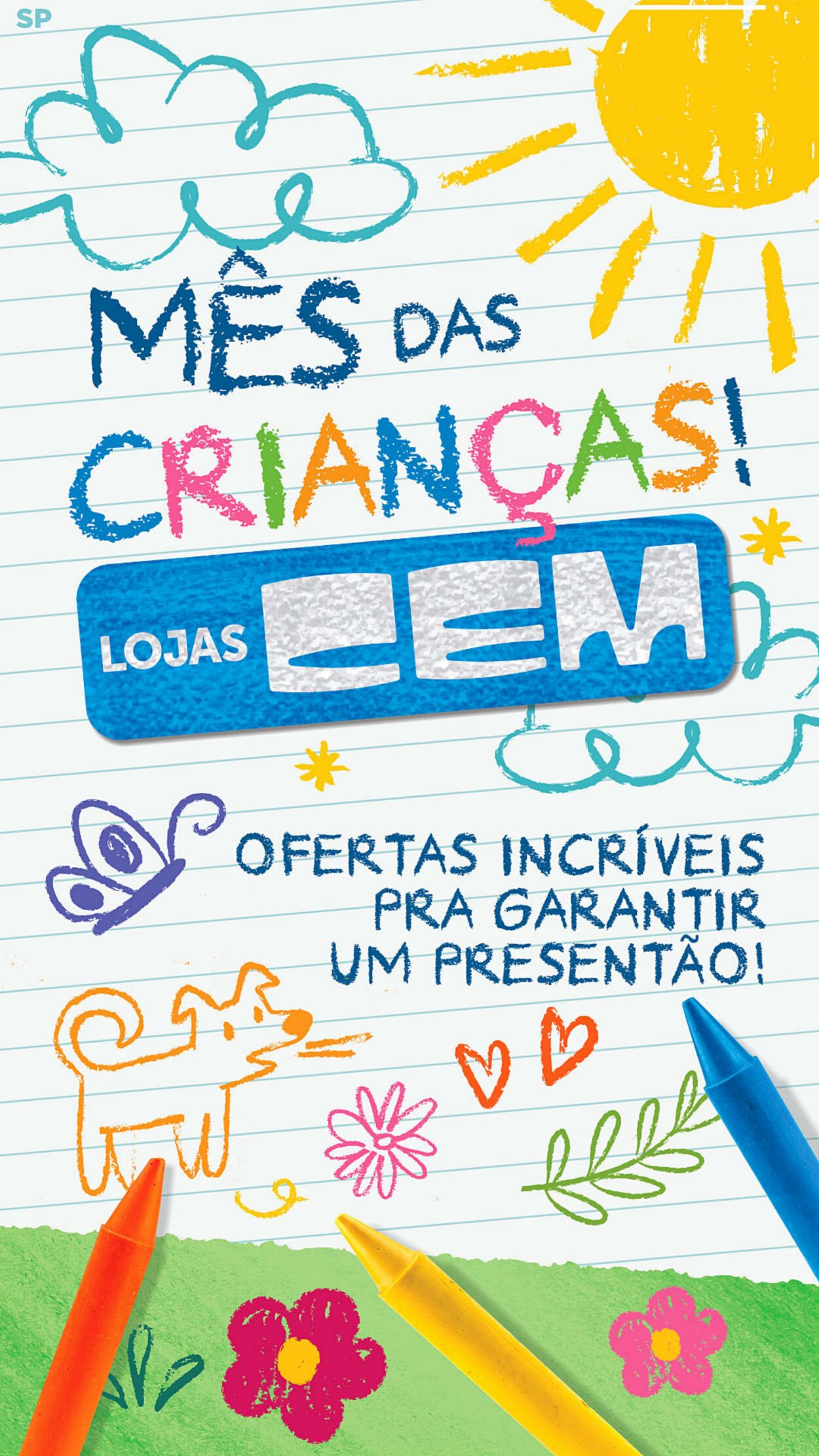 Lojas Cem Folhetos promocionais