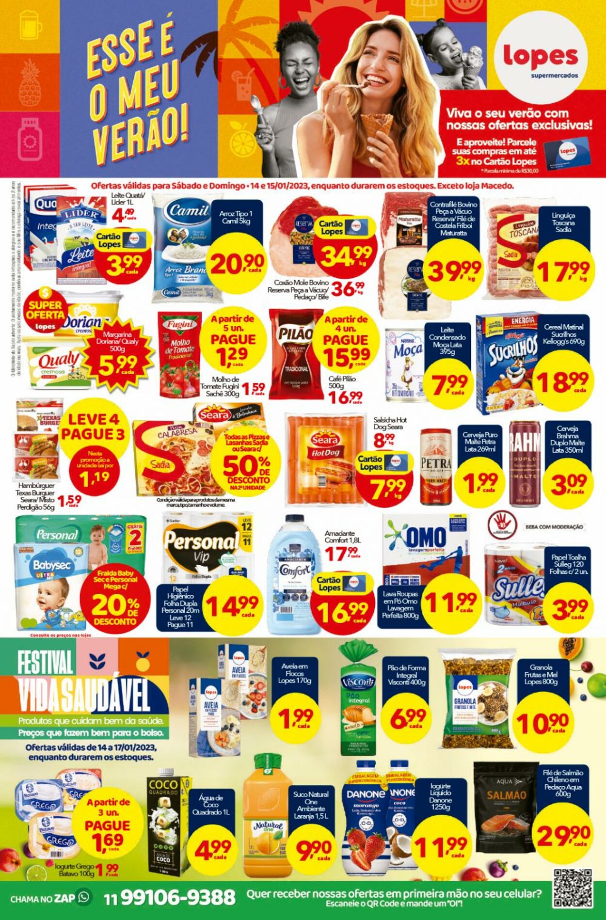 Folheto Lopes Supermercados 14.01.2023-17.01.2023