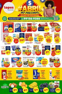 Folheto Lopes Supermercados 21.04.2023 - 25.04.2023