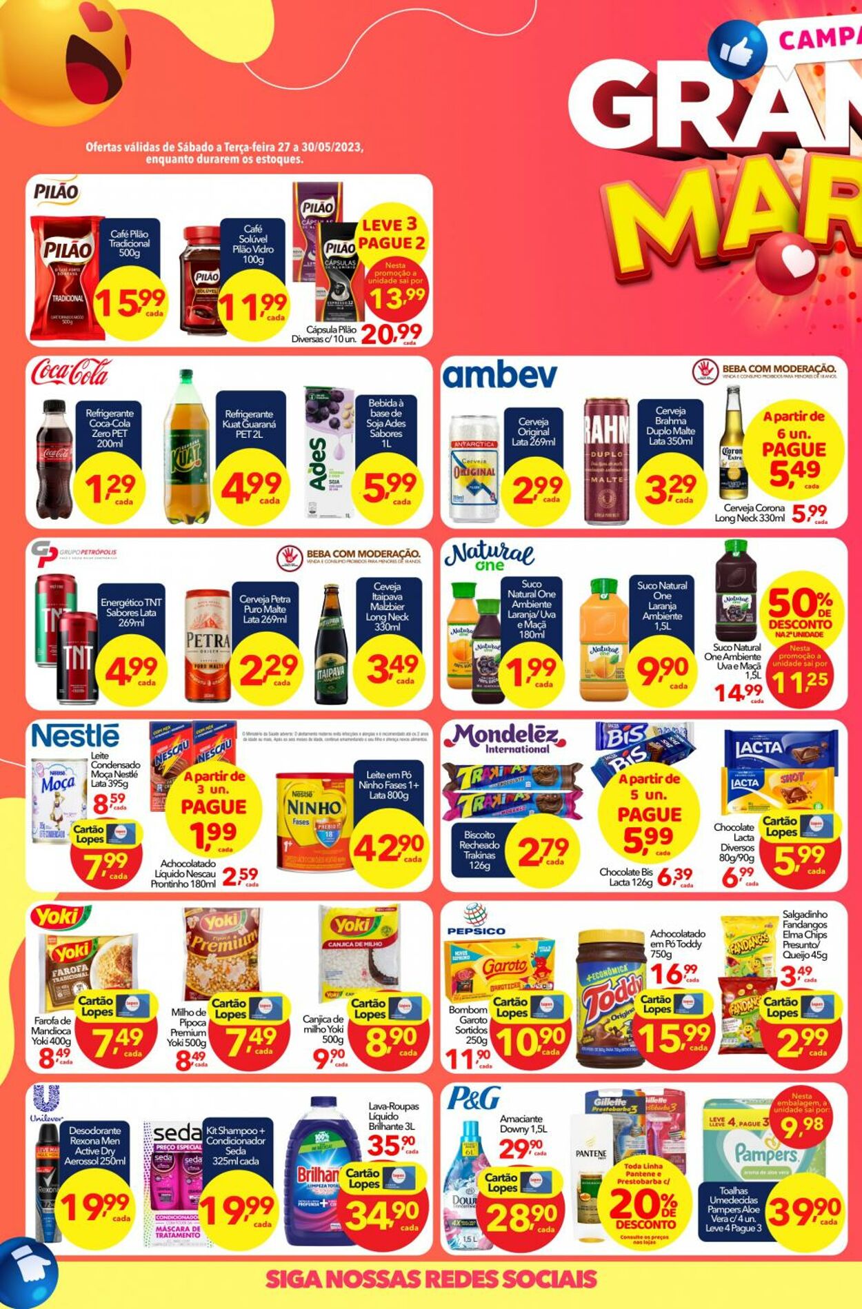 Folheto Lopes Supermercados 27.05.2023 - 30.05.2023