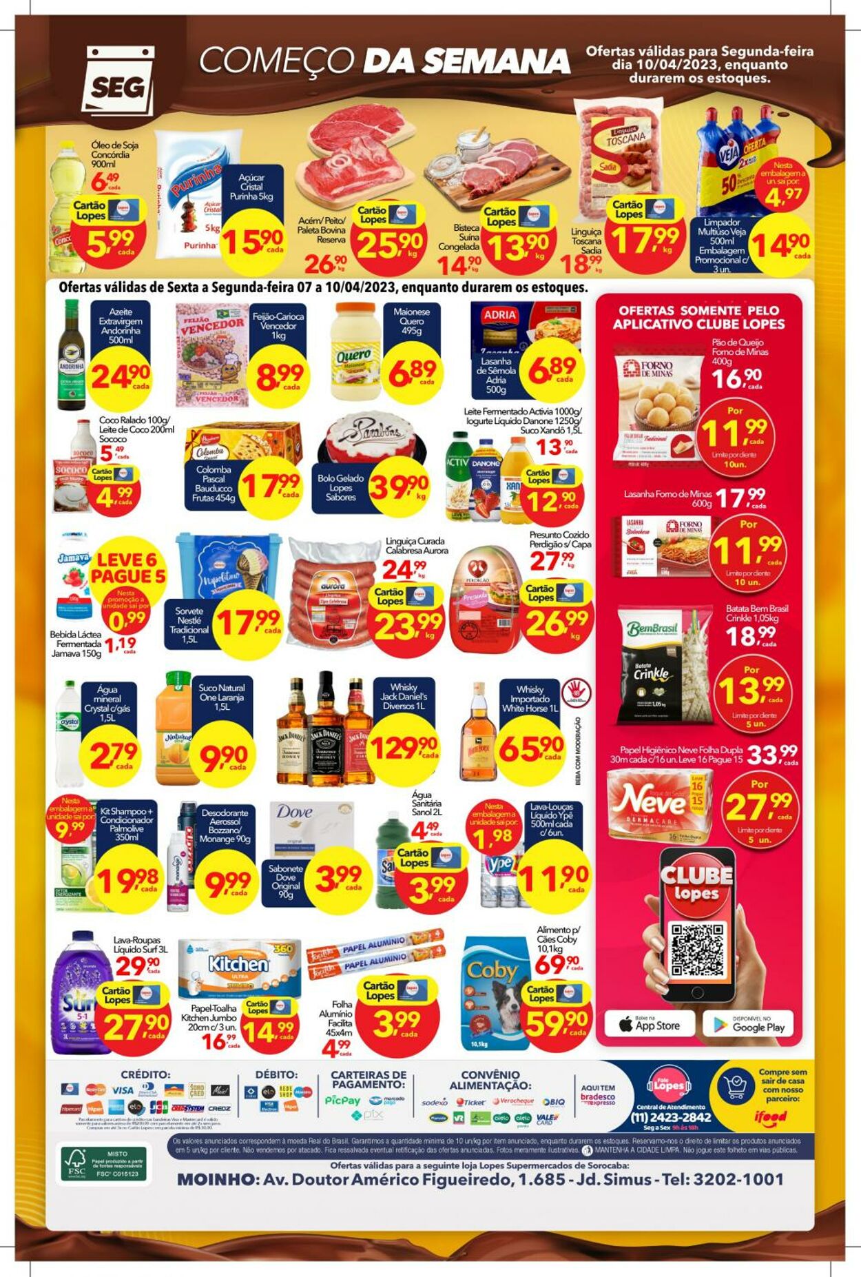 Folheto Lopes Supermercados 07.04.2023 - 10.04.2023