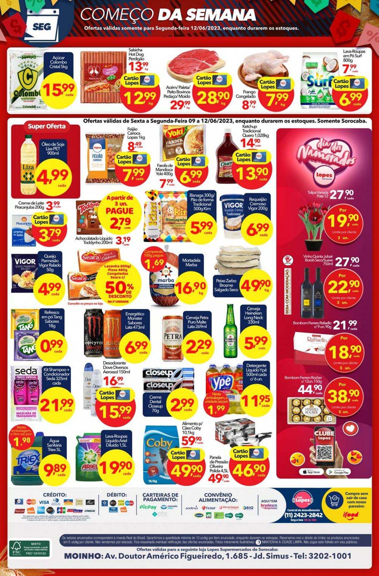 Folheto Lopes Supermercados 09.06.2023 - 12.06.2023