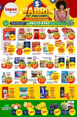 Folheto Lopes Supermercados 21.04.2023 - 24.04.2023