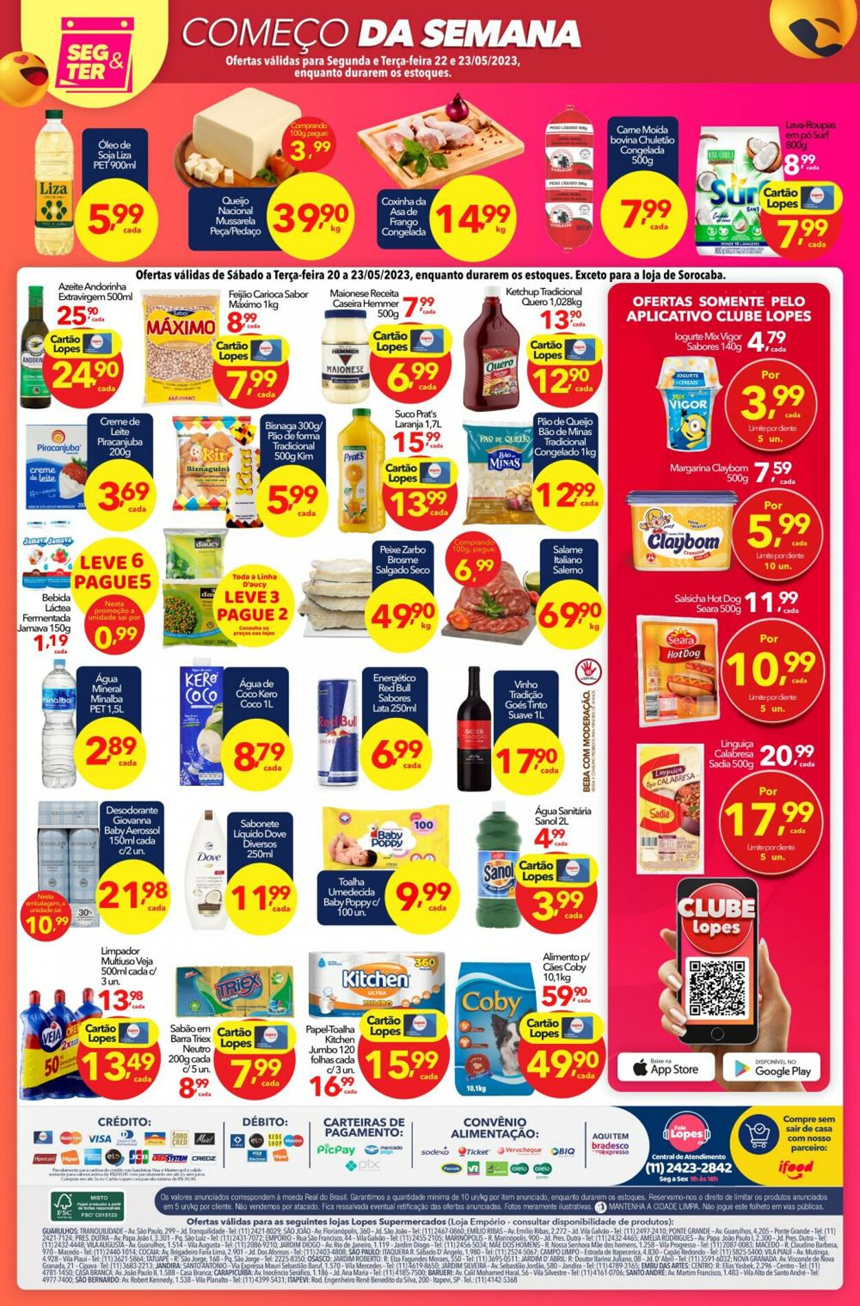 Folheto Lopes Supermercados 20.05.2023 - 23.05.2023