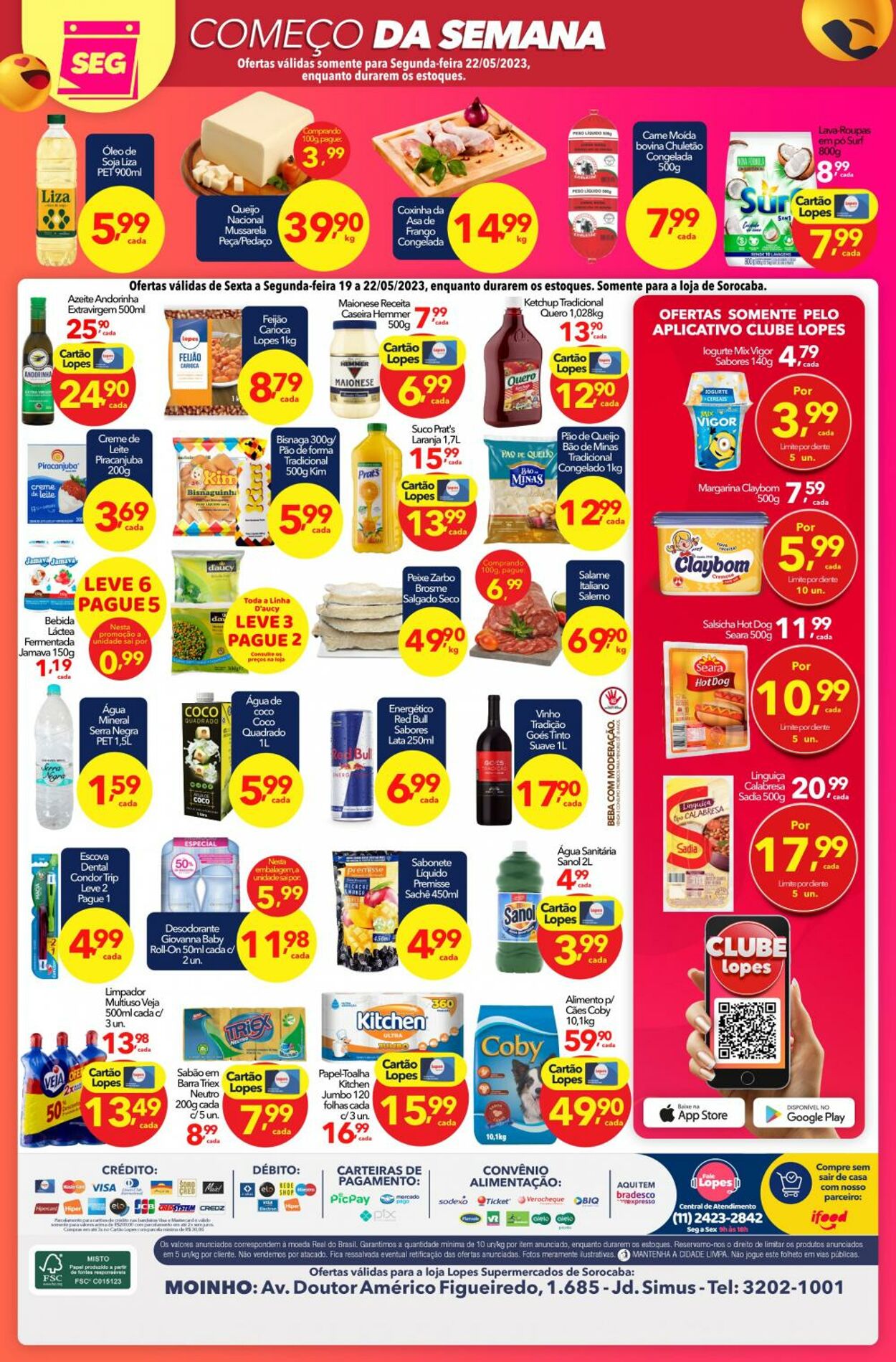 Folheto Lopes Supermercados 19.05.2023 - 22.05.2023