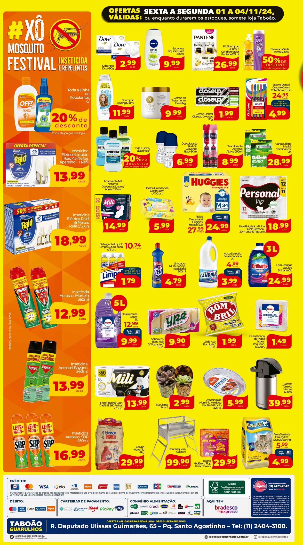 Folheto Lopes Supermercados 01.11.2024 - 04.11.2024