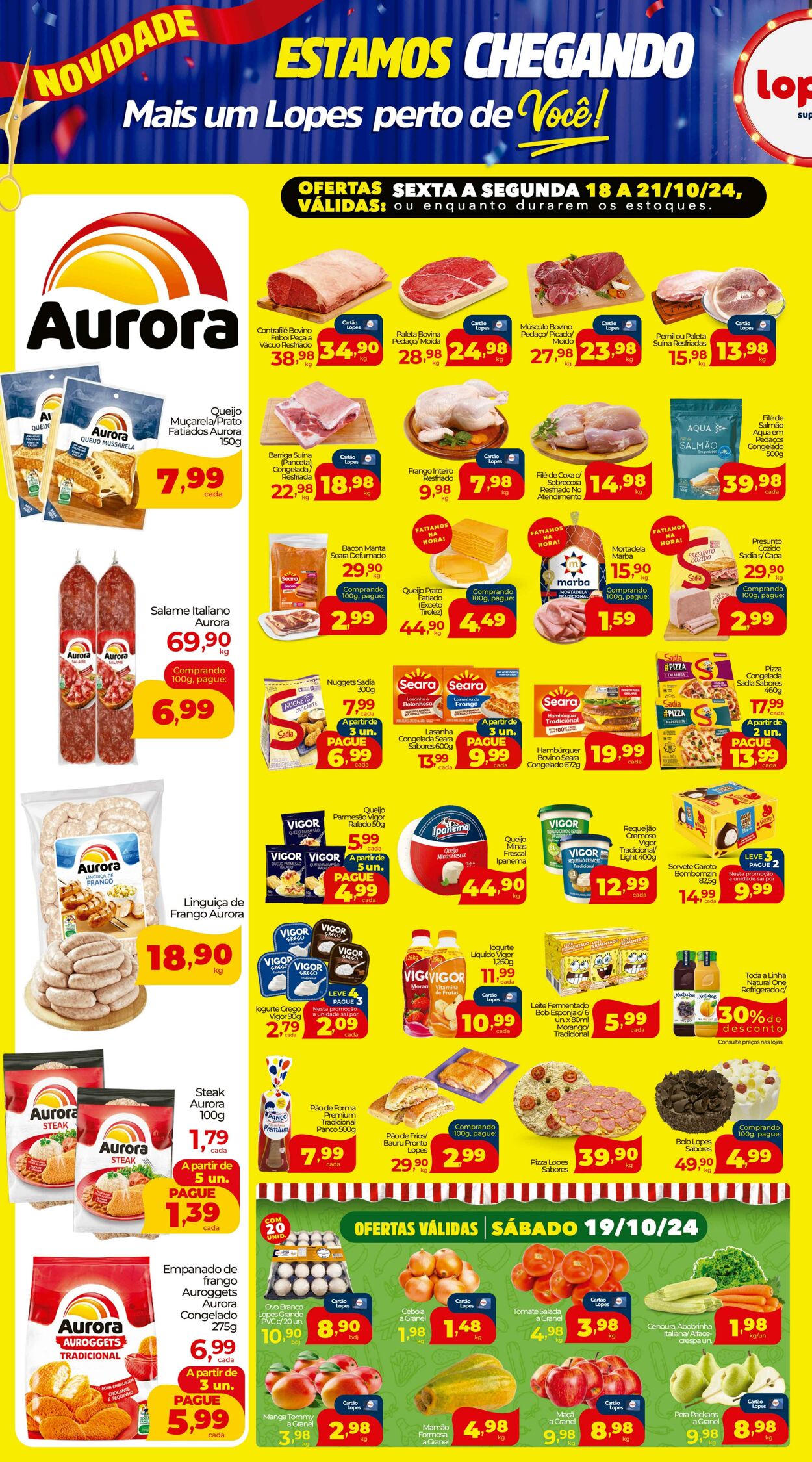 Folheto Lopes Supermercados 18.10.2024 - 21.10.2024