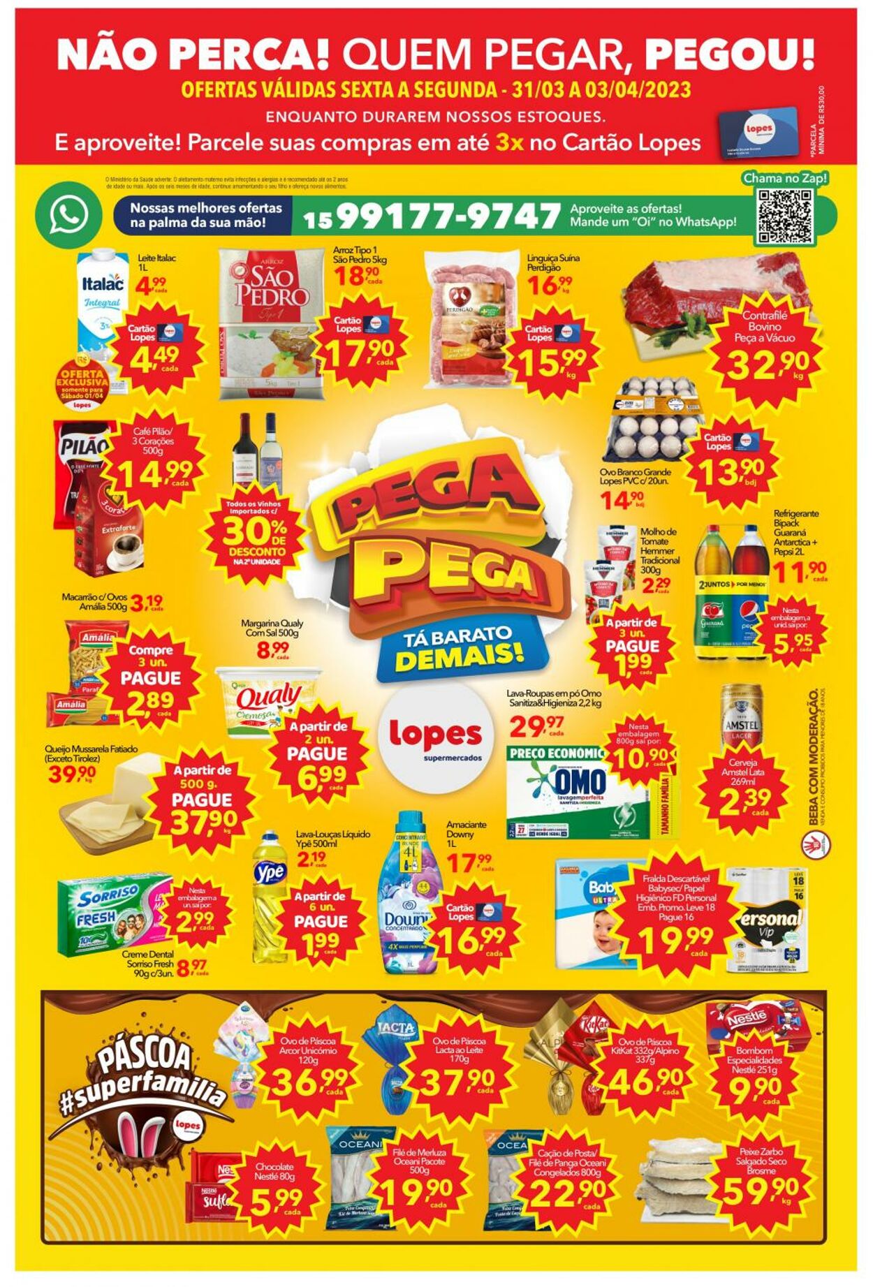 Folheto Lopes Supermercados 03.04.2023 - 03.04.2023