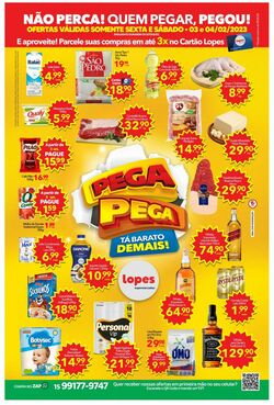 Folheto Lopes Supermercados 03.02.2023-03.02.2023