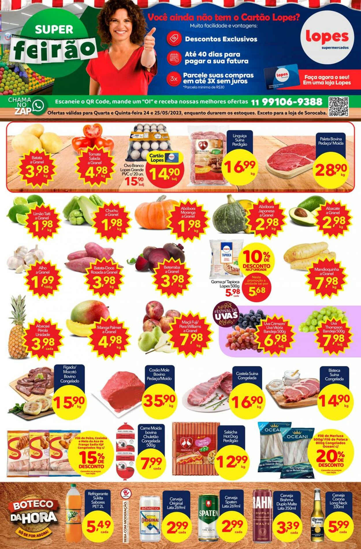 Folheto Lopes Supermercados 24.05.2023 - 26.05.2023