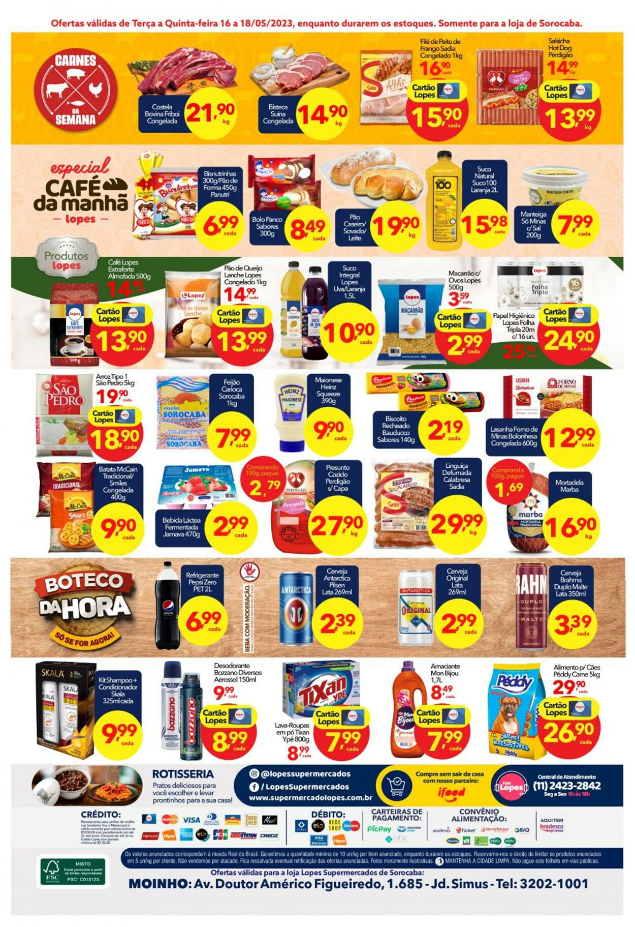 Folheto Lopes Supermercados 16.05.2023 - 18.05.2023