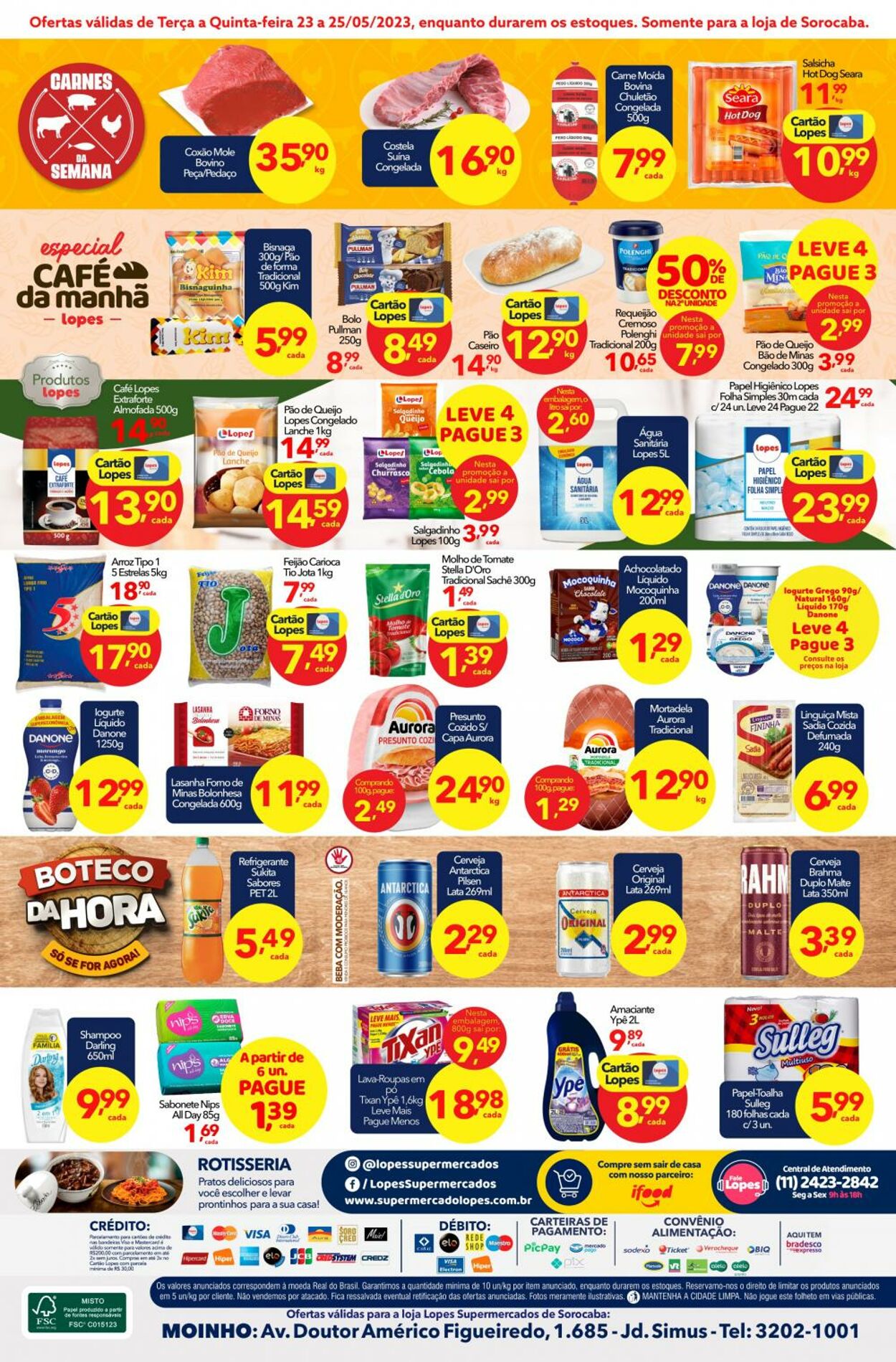 Folheto Lopes Supermercados 23.05.2023 - 25.05.2023