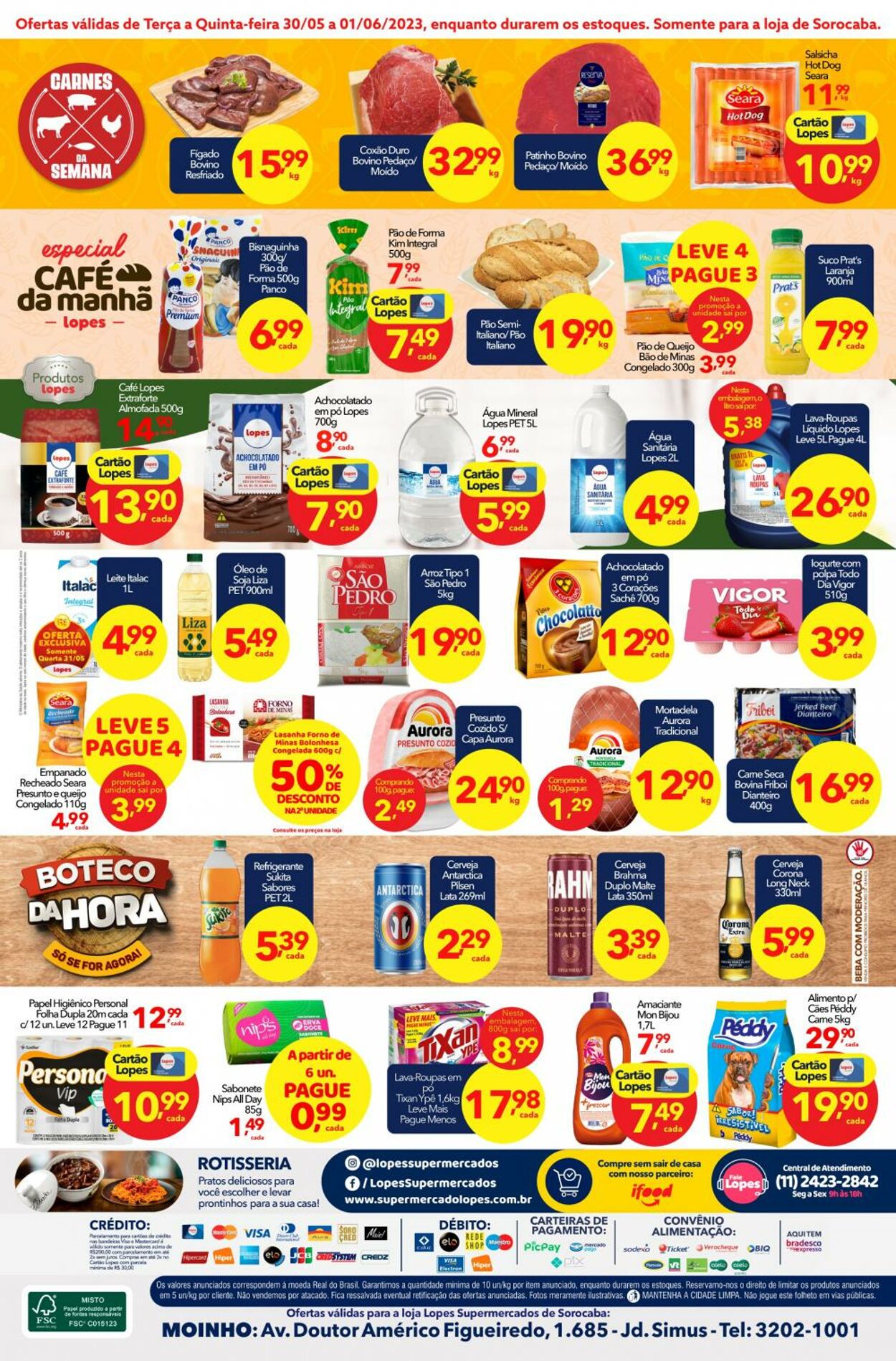 Folheto Lopes Supermercados 30.05.2023 - 01.06.2023