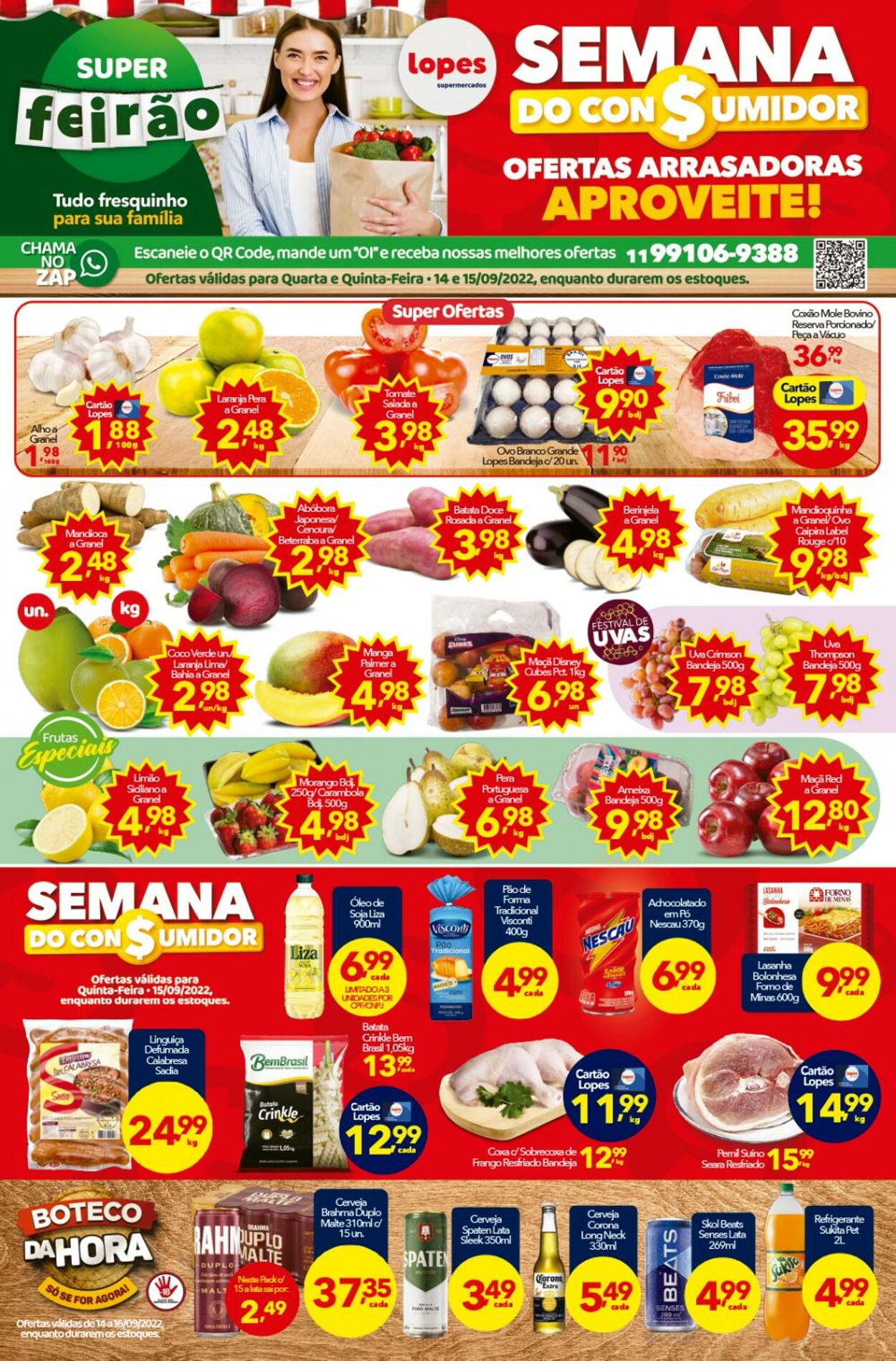 Folheto Lopes Supermercados 14.09.2022-16.09.2022