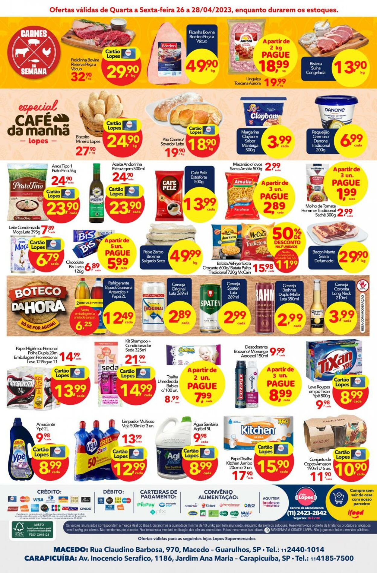 Folheto Lopes Supermercados 25.04.2023 - 25.04.2023