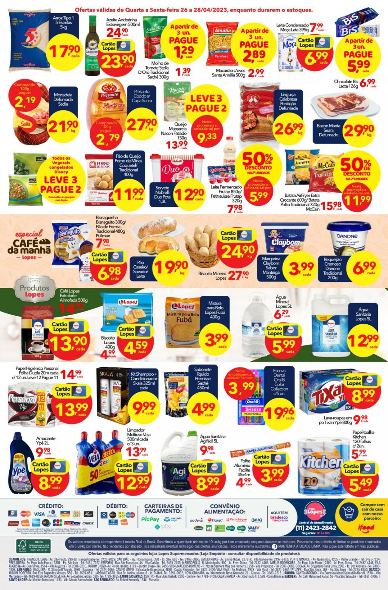 Folheto Lopes Supermercados 25.04.2023 - 25.04.2023