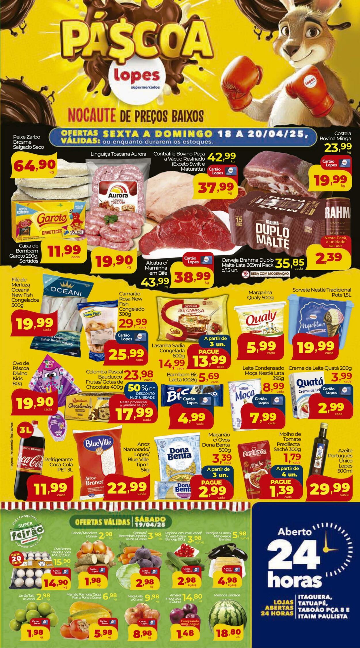 Folheto Lopes Supermercados 18.04.2025 - 21.04.2025