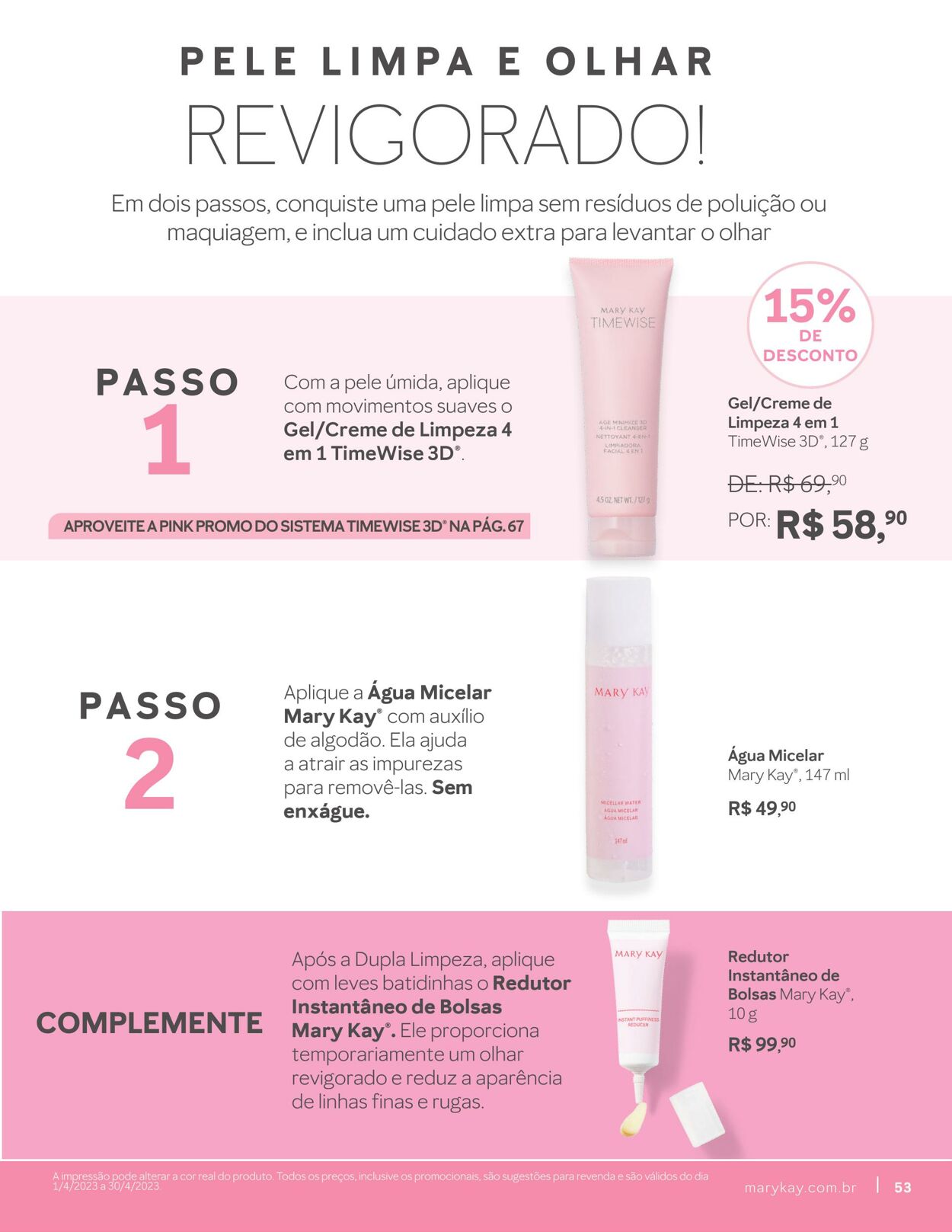 Folheto Mary Kay 01.04.2023 - 30.04.2023