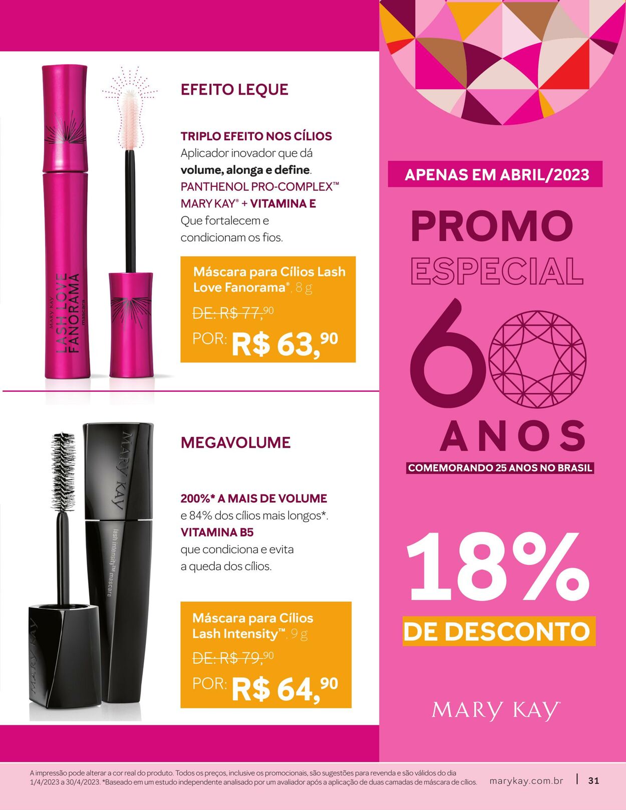 Folheto Mary Kay 01.04.2023 - 30.04.2023