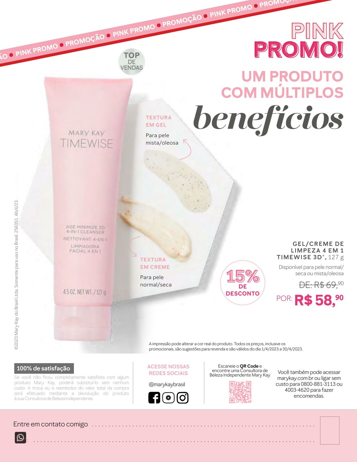 Folheto Mary Kay 01.04.2023 - 30.04.2023