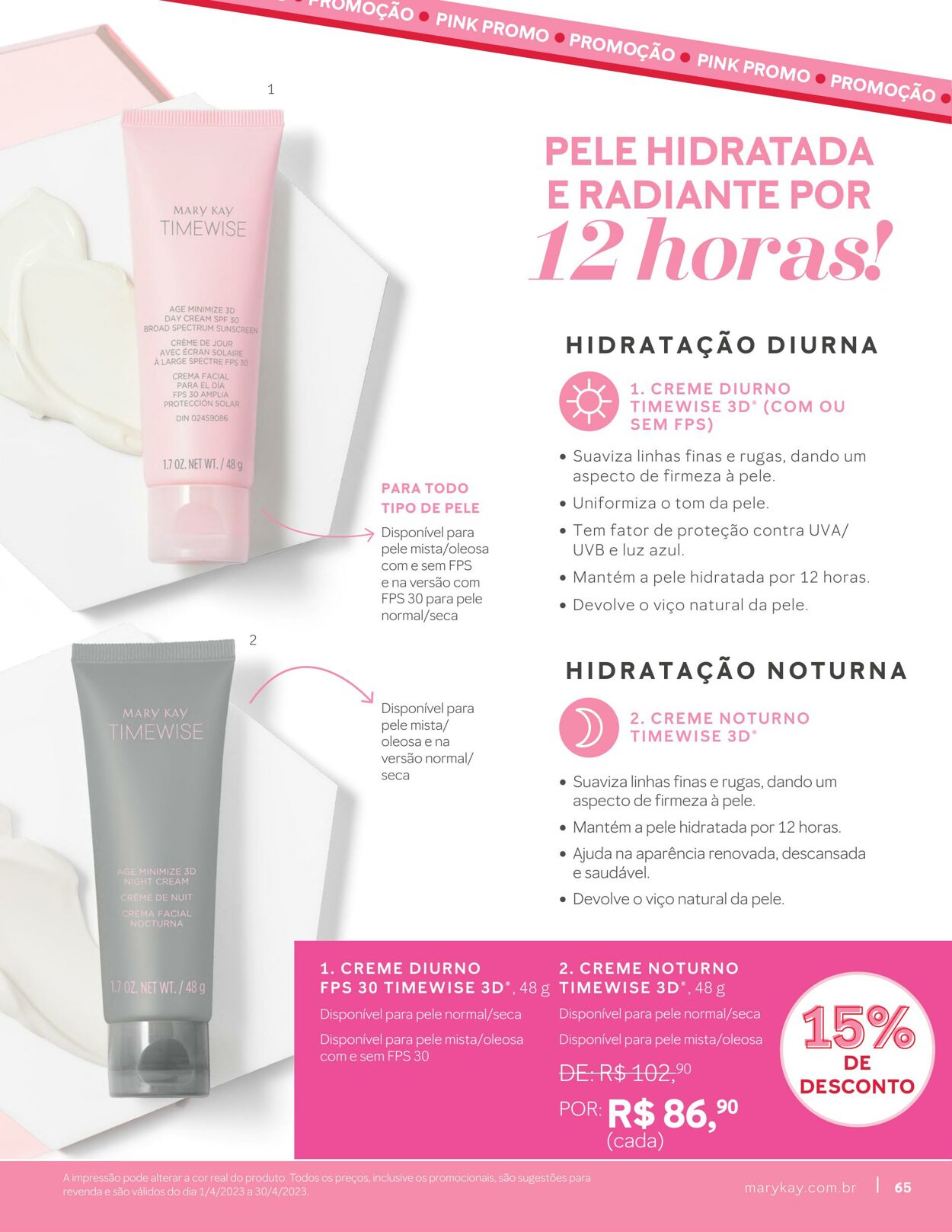 Folheto Mary Kay 01.04.2023 - 30.04.2023