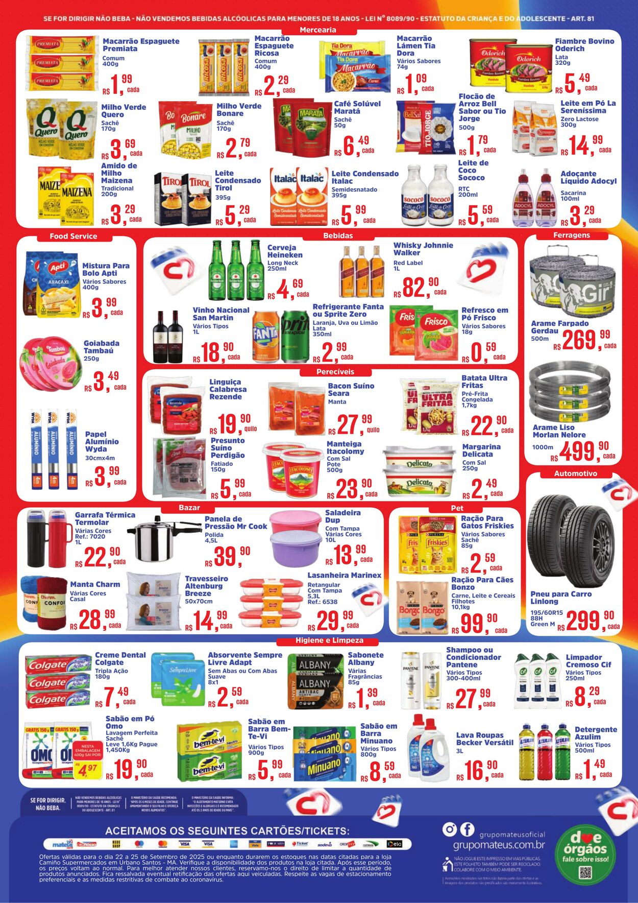 Folheto Mateus Mais 22.09.2025 - 06.10.2025