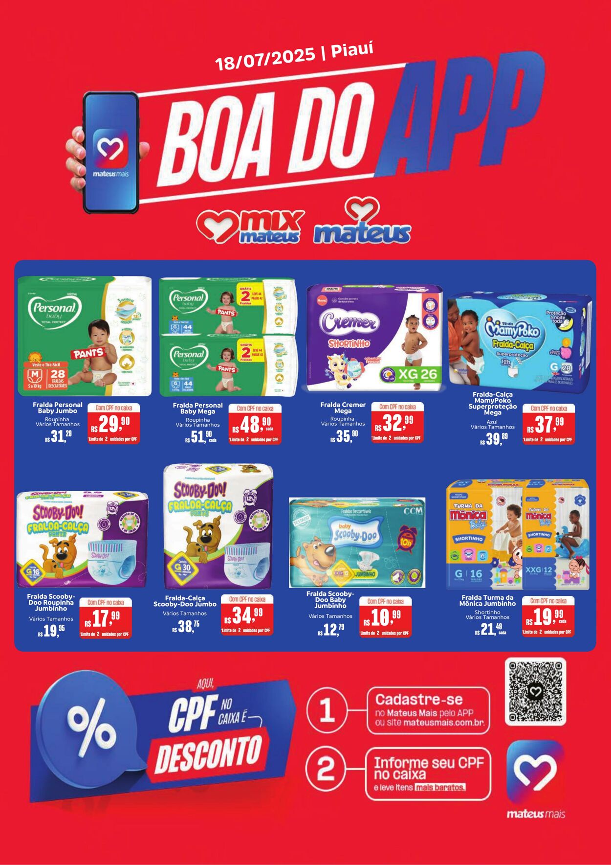 Folheto Mateus Mais 18.07.2025 - 01.08.2025