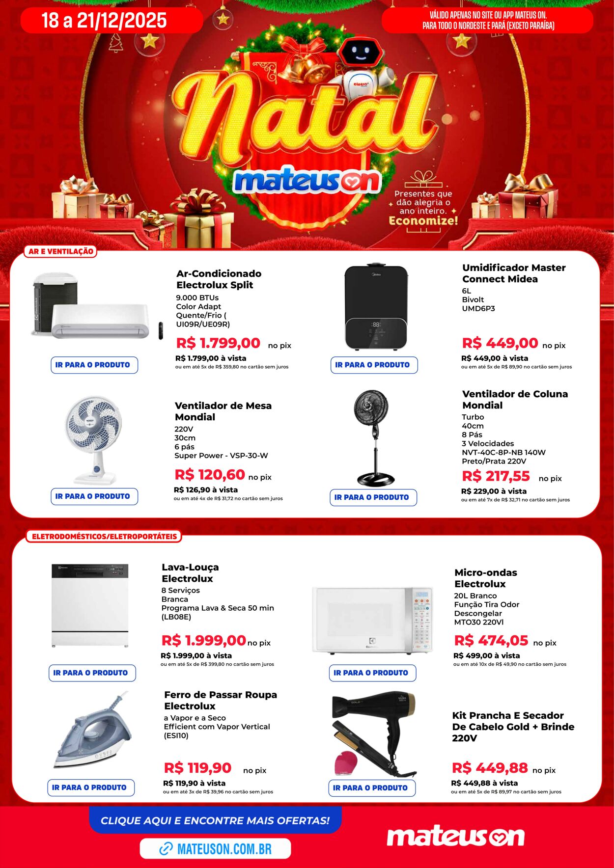 Folheto Mateus Mais 18.12.2025 - 08.01.2026
