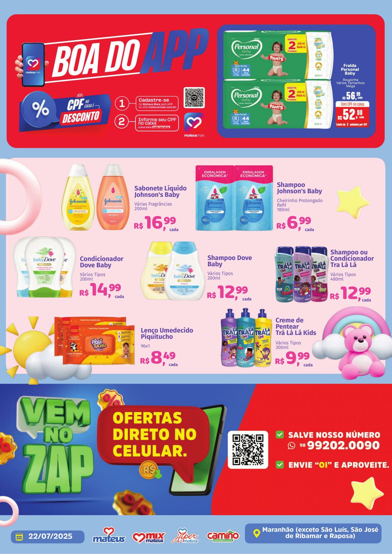 Folheto Mateus Mais 22.07.2025 - 05.08.2025