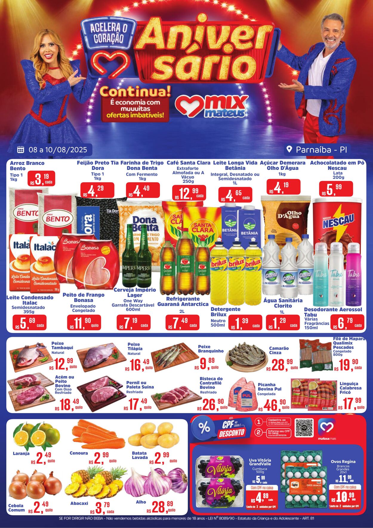 Folheto Mateus Mais 11.08.2025 - 25.08.2025