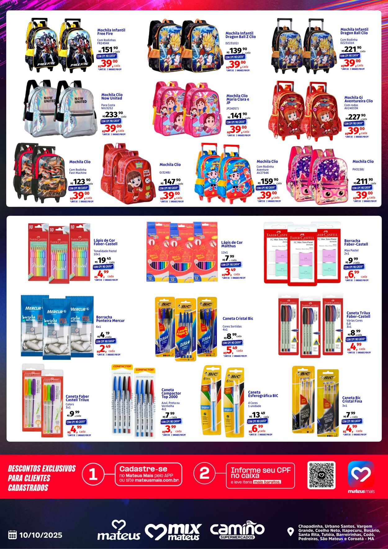 Folheto Mateus Mais 10.10.2025 - 24.10.2025