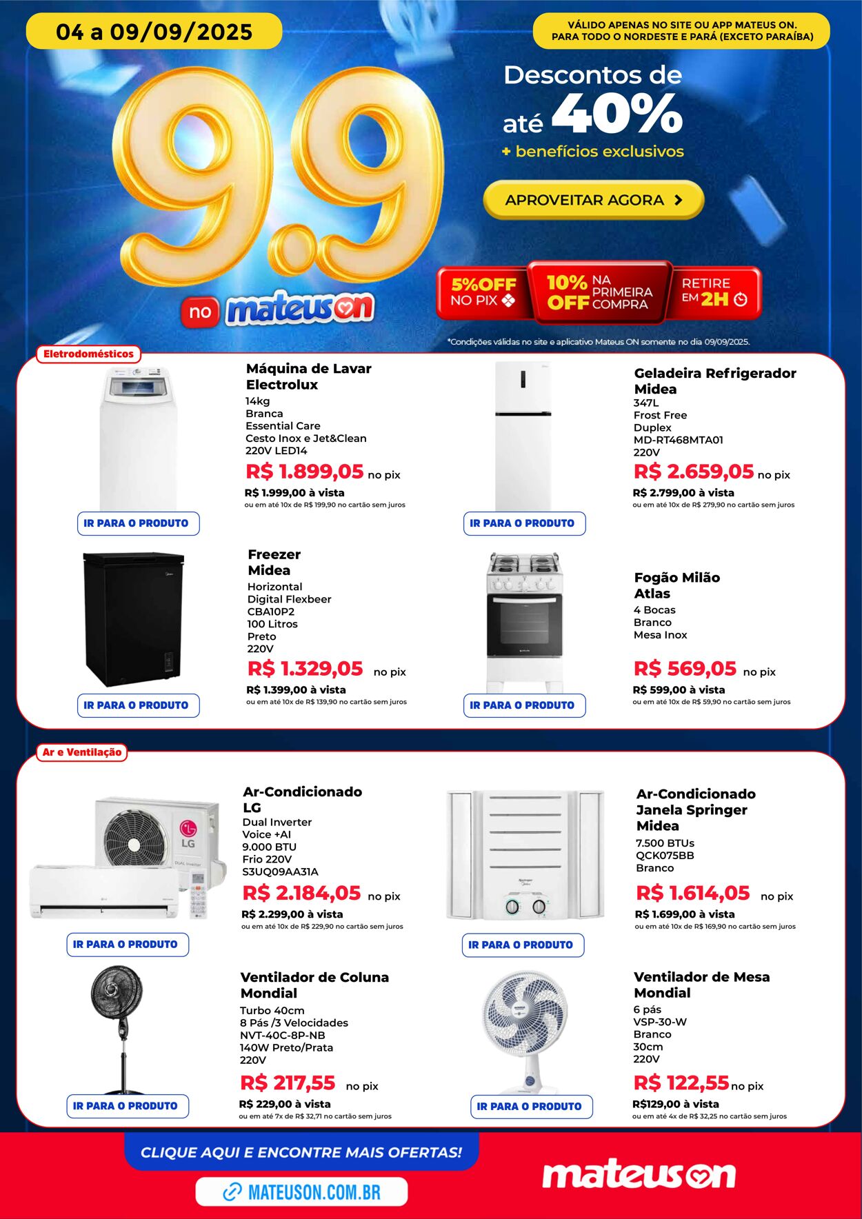 Folheto Mateus Mais 10.09.2025 - 24.09.2025
