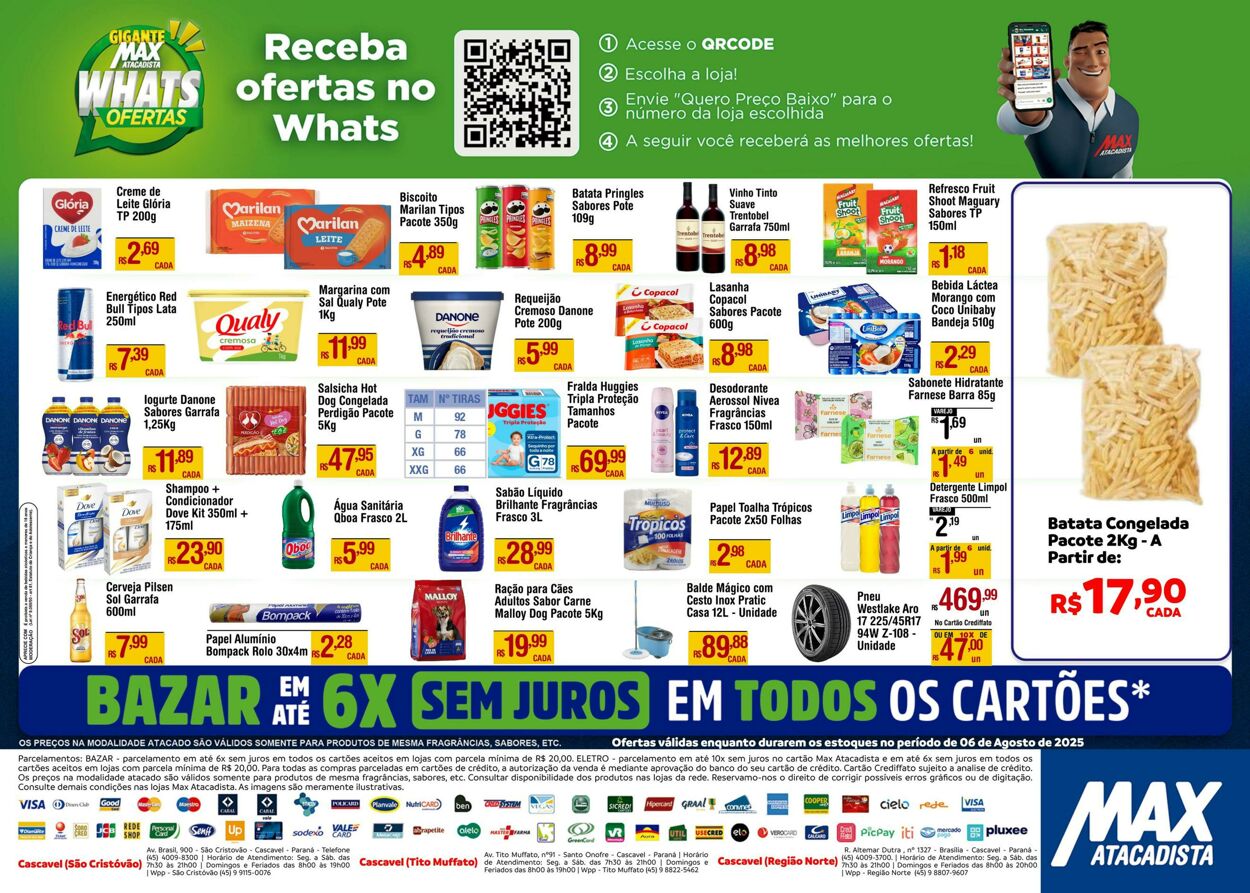Folheto Max Atacadista 04.08.2025 - 09.08.2025