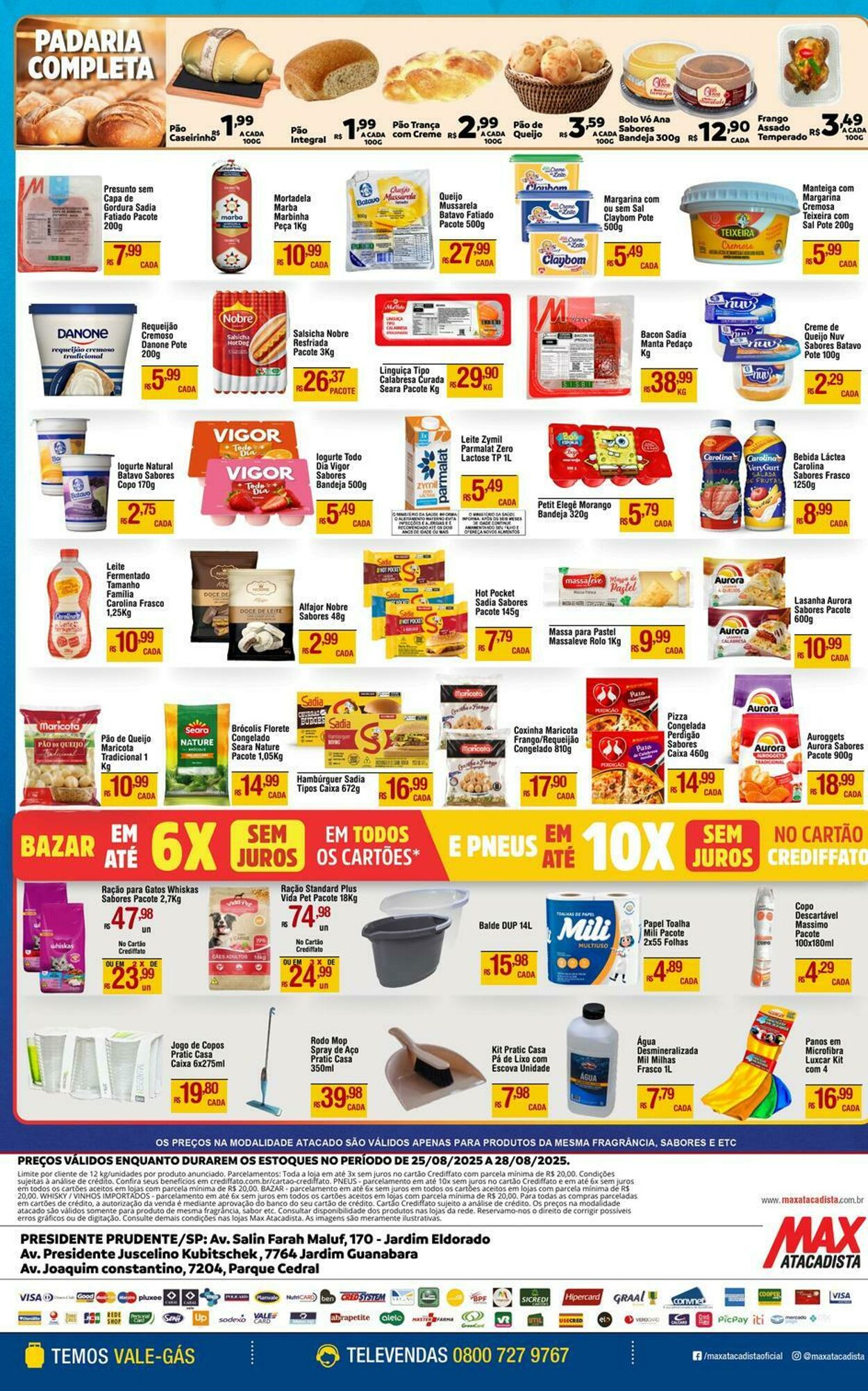 Folheto Max Atacadista 25.08.2025 - 30.08.2025