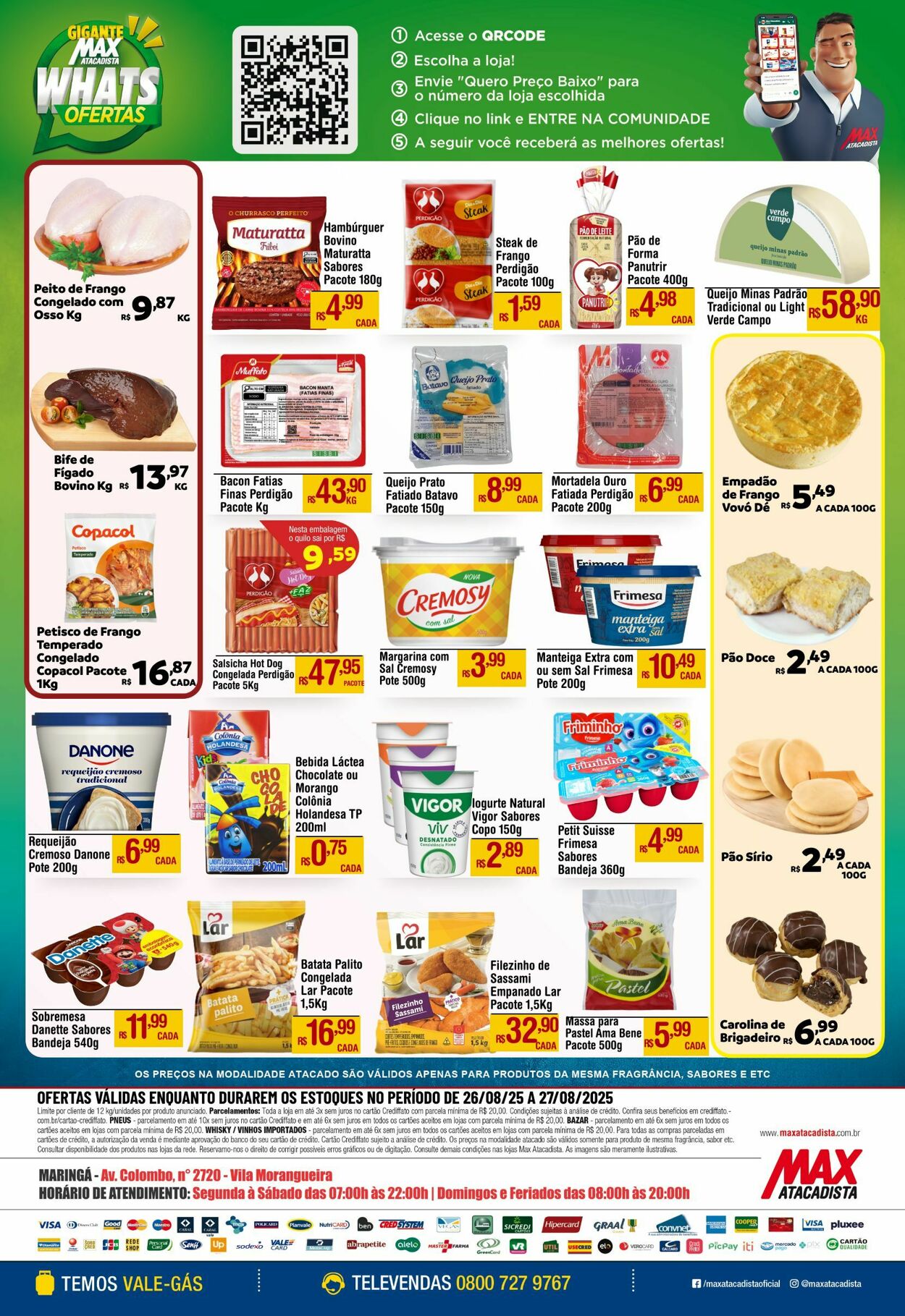 Folheto Max Atacadista 25.08.2025 - 30.08.2025