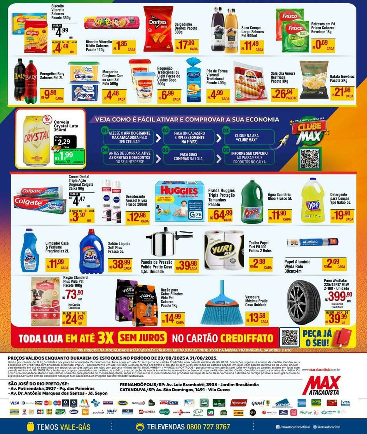 Folheto Max Atacadista 25.08.2025 - 30.08.2025