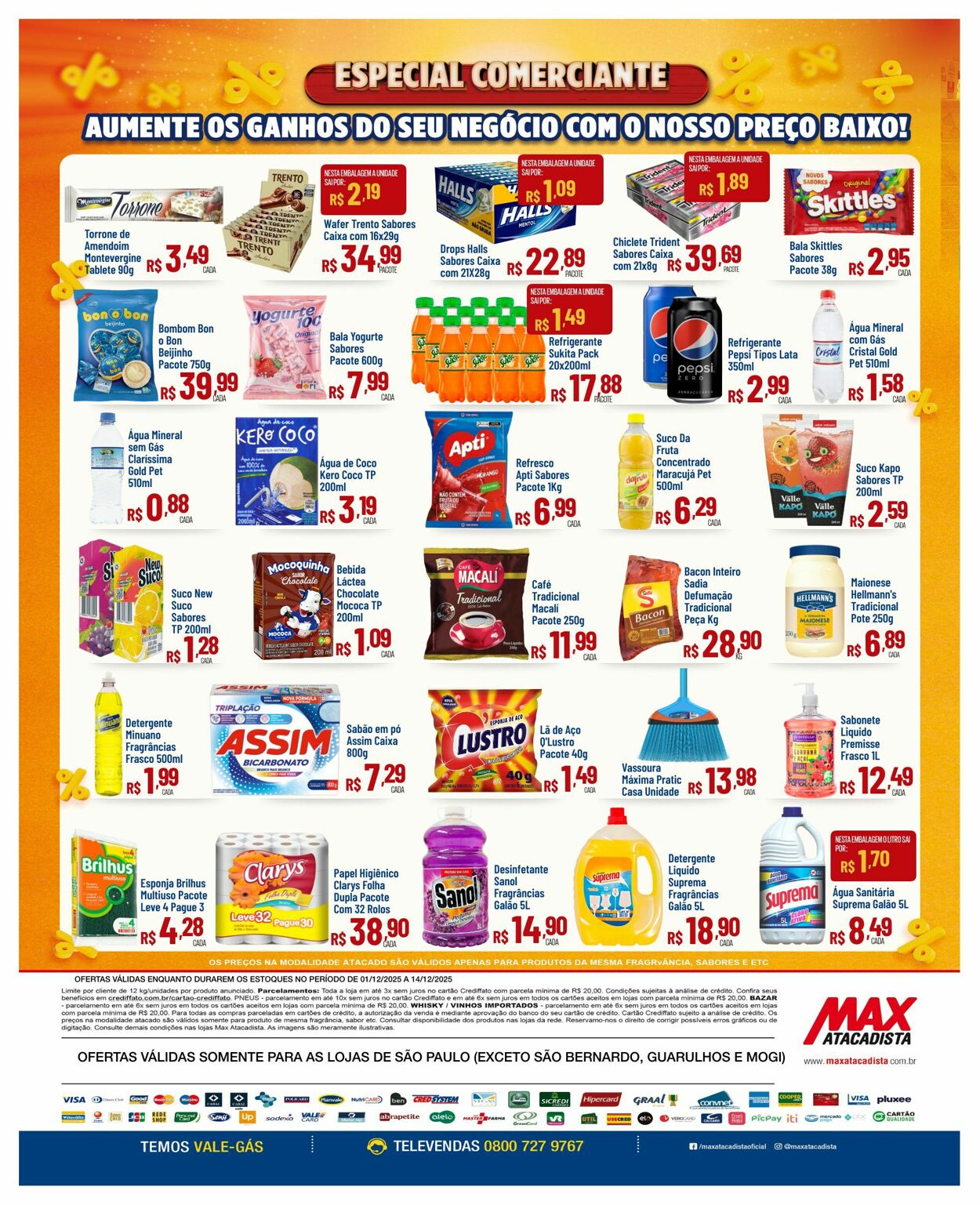 Folheto Max Atacadista 08.12.2025 - 13.12.2025