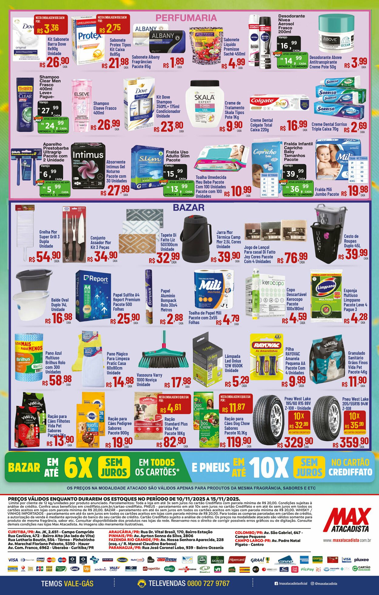 Folheto Max Atacadista 10.11.2025 - 15.11.2025