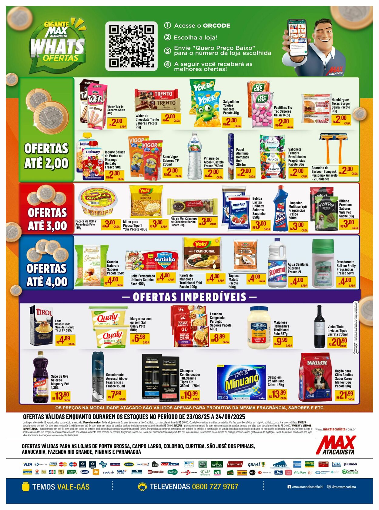 Folheto Max Atacadista 18.08.2025 - 23.08.2025