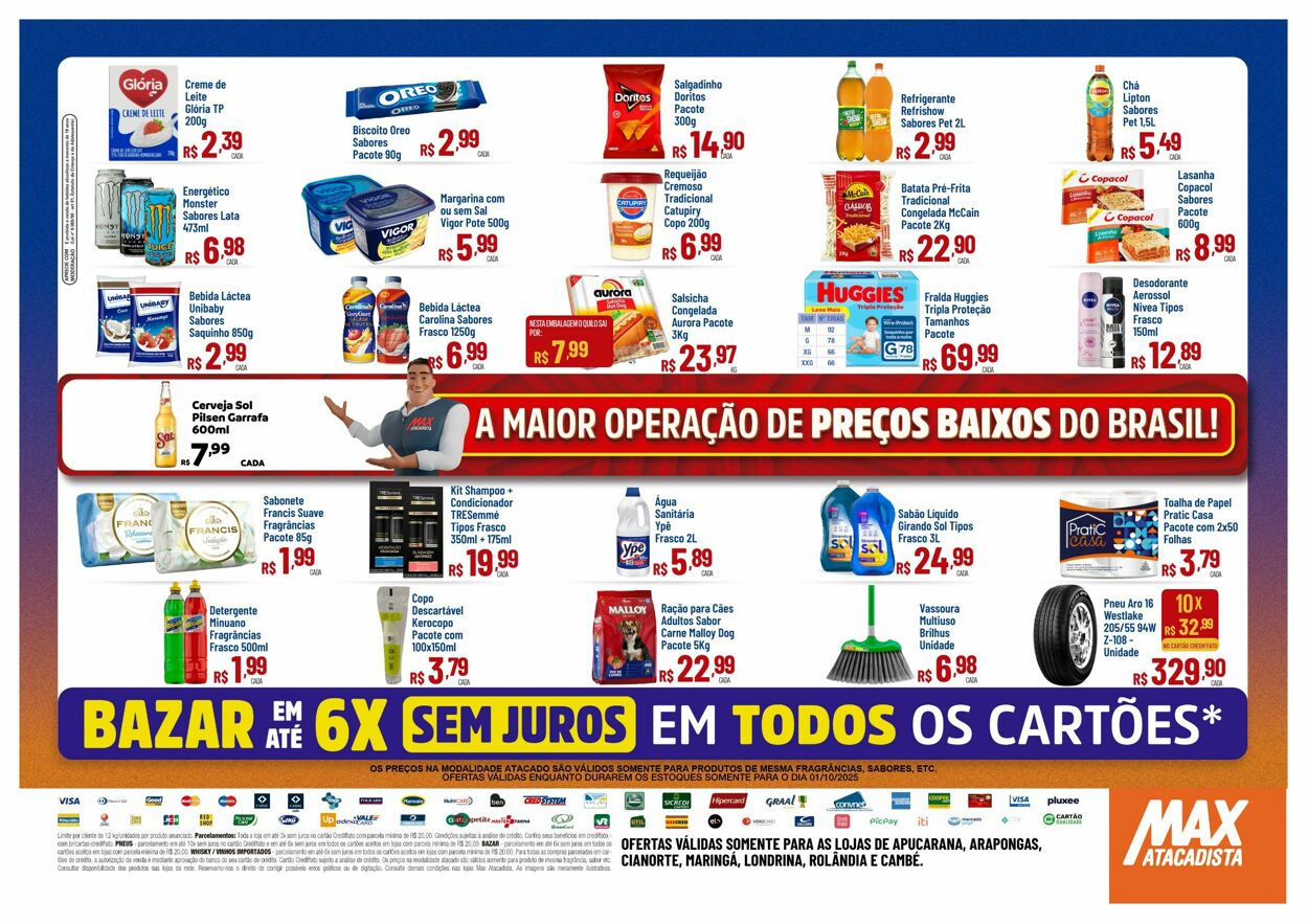 Folheto Max Atacadista 29.09.2025 - 04.10.2025