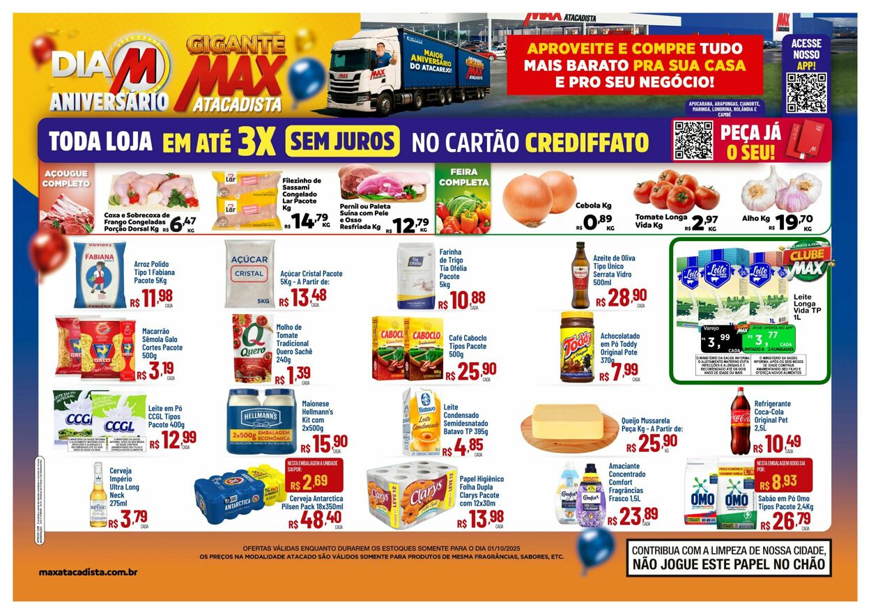 Folheto Max Atacadista 29.09.2025 - 04.10.2025