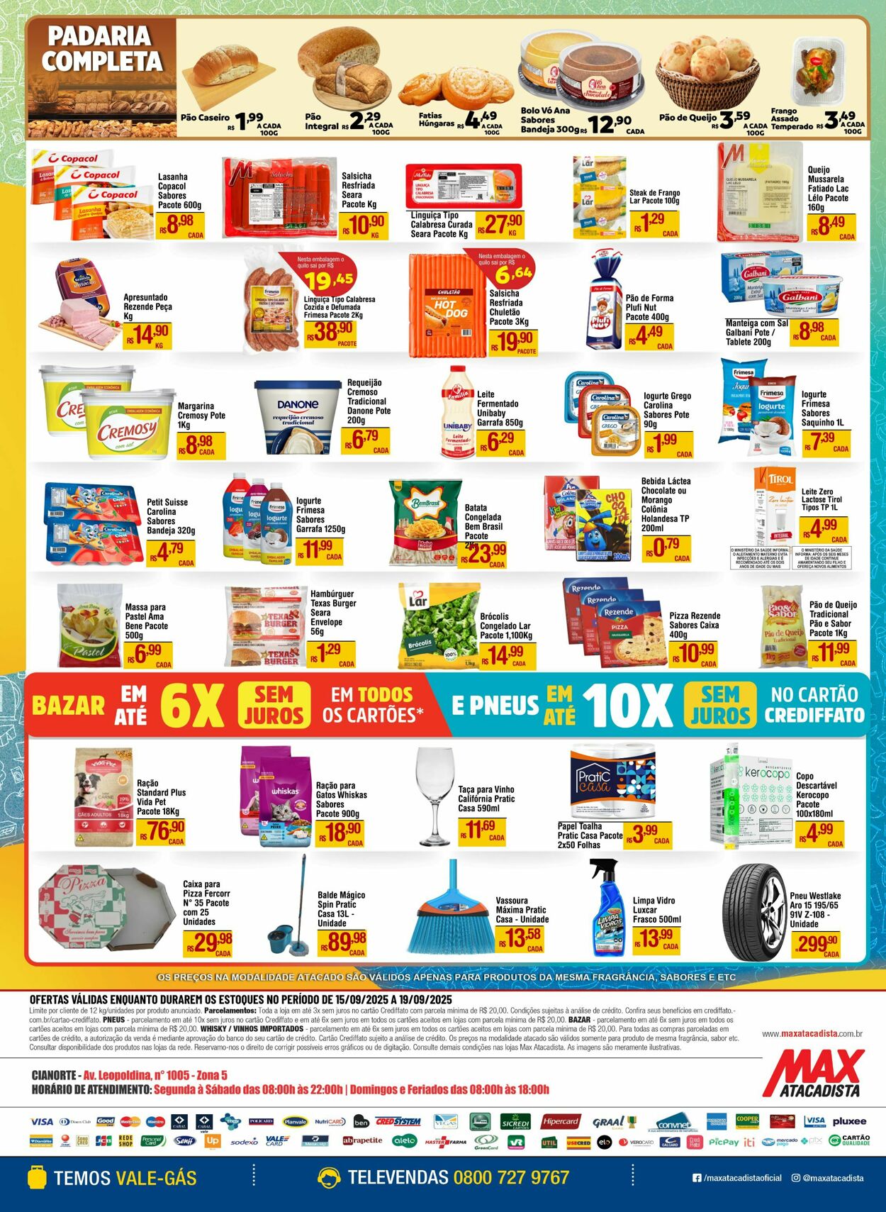 Folheto Max Atacadista 15.09.2025 - 20.09.2025