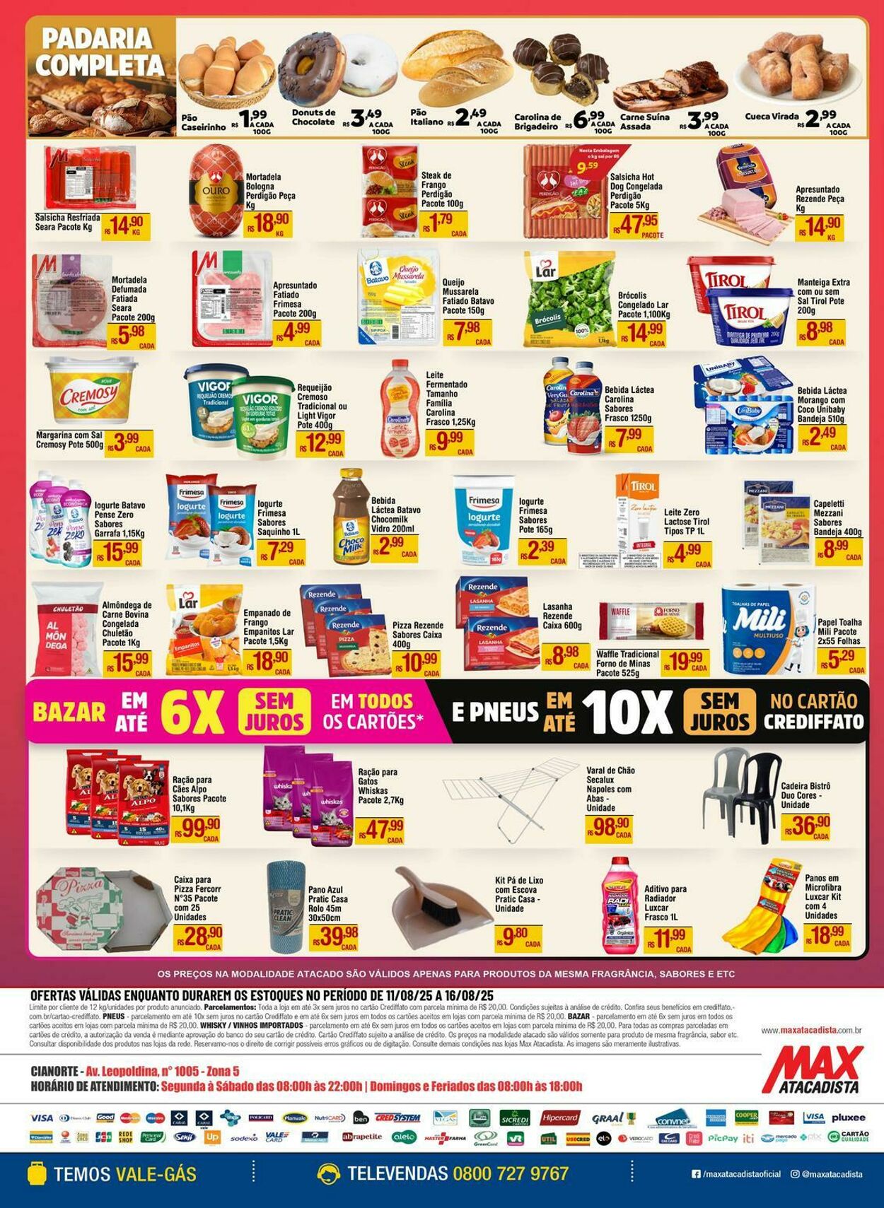 Folheto Max Atacadista 11.08.2025 - 16.08.2025