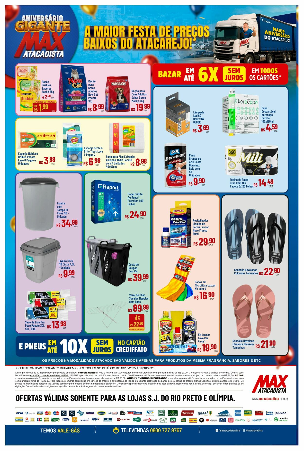 Folheto Max Atacadista 13.10.2025 - 18.10.2025