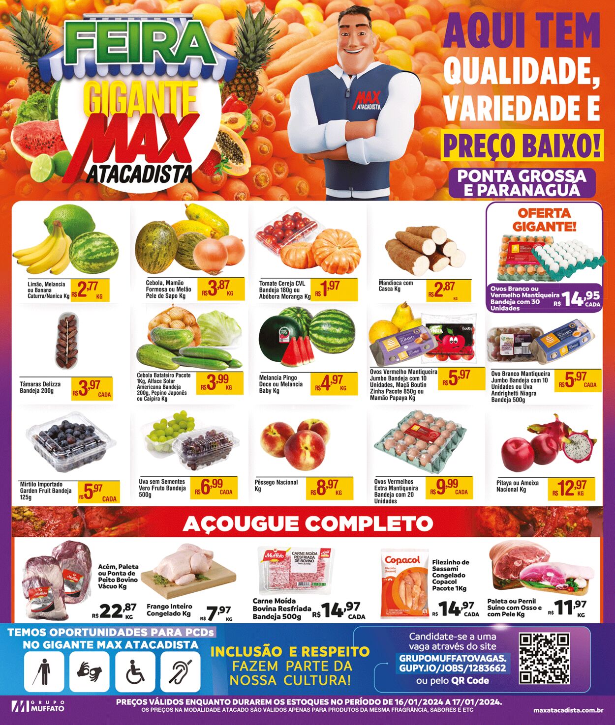 Max Atacadista Folheto Promocional - Paranaguá - Válido De 15.01 A 20. ...