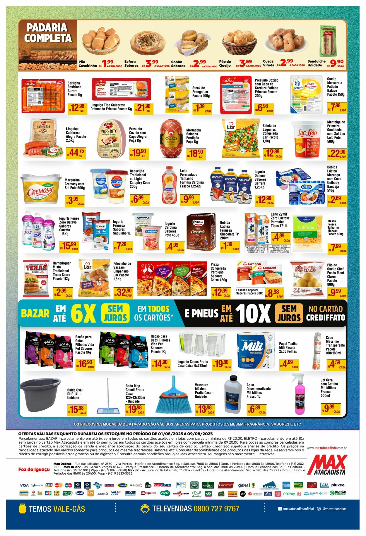 Folheto Max Atacadista 04.08.2025 - 09.08.2025