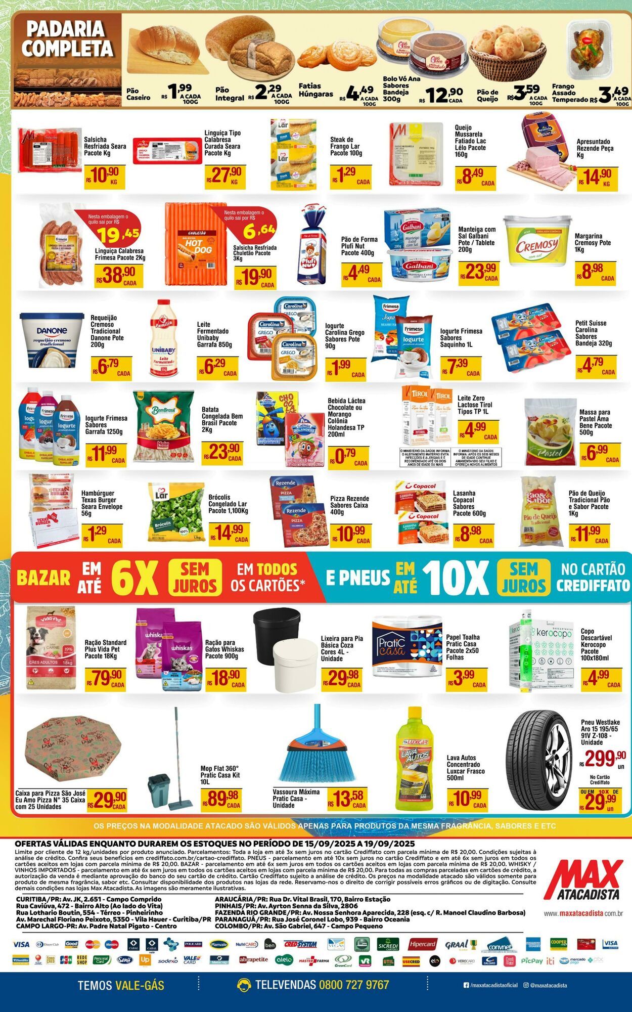 Folheto Max Atacadista 15.09.2025 - 20.09.2025