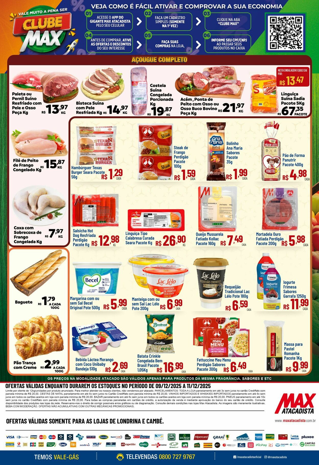 Folheto Max Atacadista 08.12.2025 - 13.12.2025