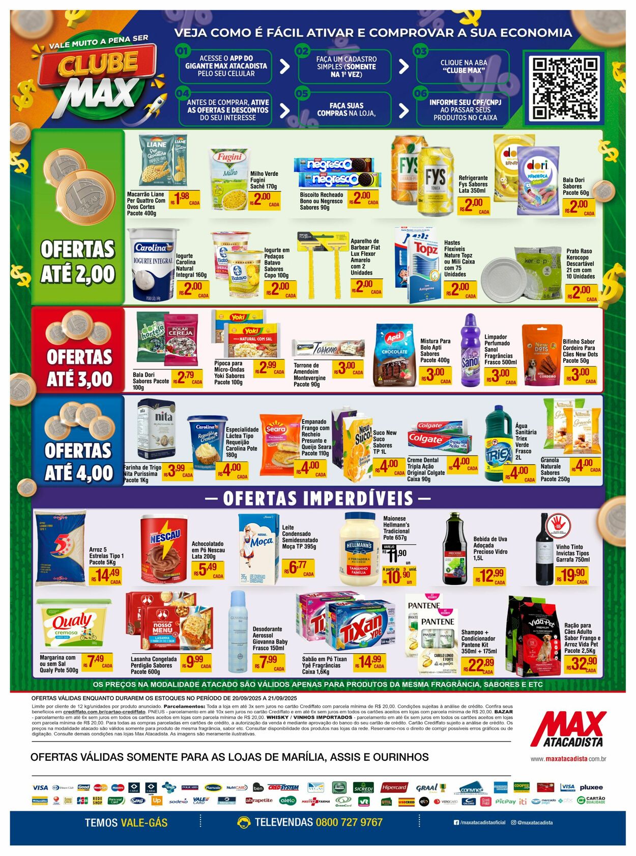 Folheto Max Atacadista 15.09.2025 - 20.09.2025